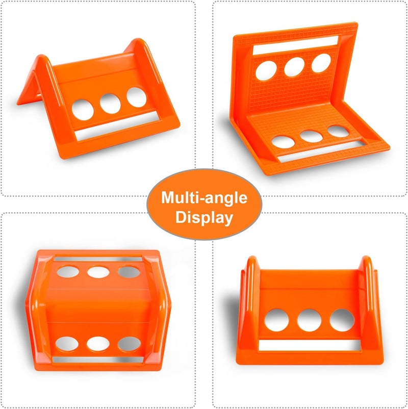 Cabtherlyn 24 Pack 4" Flatbed Edge Protectors with Carrying Case, 4" Winch Ratchet Straps Plastic Corner Protectors for Flatbed Cargo Load (Orange) - Image 4